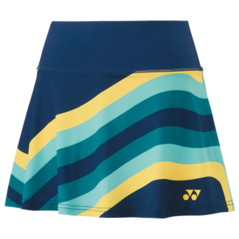 Yonex Women's Skirt With Inner Short - Indigo Marine chiffon skirt floaty