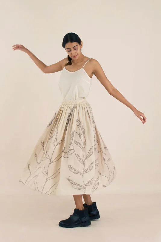 Rhythmic Dance Skirt denim skirt durable