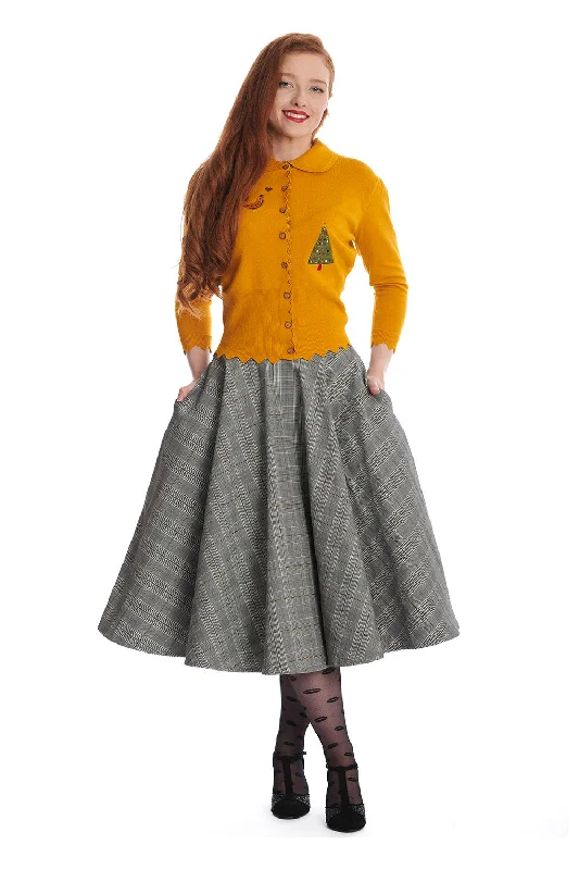 Back To Business Swing Skirt chiffon skirt floaty