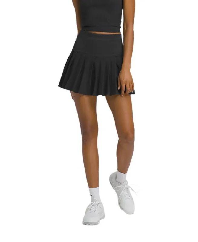 Wilson Women's Midtown Tennis Skirt - Black lightweight skirt design