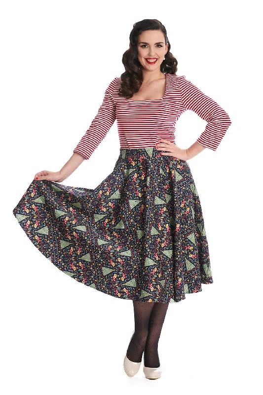 Heritage Scandi Swing Skirt chiffon skirt delicate