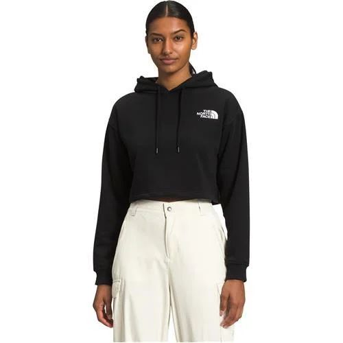 The North Face Women's Trend Crop Drop Hoodie Hoodie with Tied Waist Feminine Flattering The North Face Women's Trend Crop Drop Hoodie Hoodie with Tied Waist Feminine Flattering