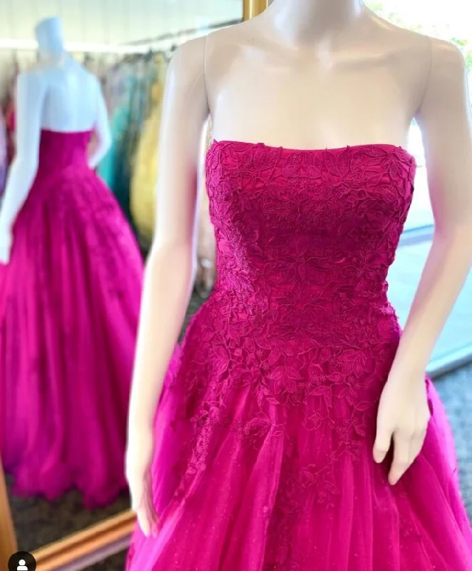 Strapless Prom Dress Long, Wedding Party Dress Tunics Running lightweight