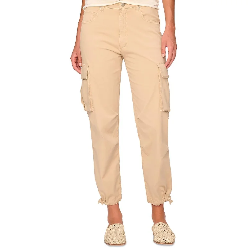 DL1961 Womens Gwen High Rise Cargo Jogger Pants Elegant Trouser Pants