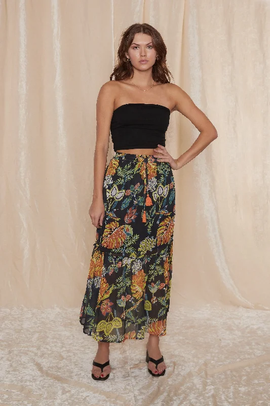 Lavanya Maxi Skirt linen skirt relaxed