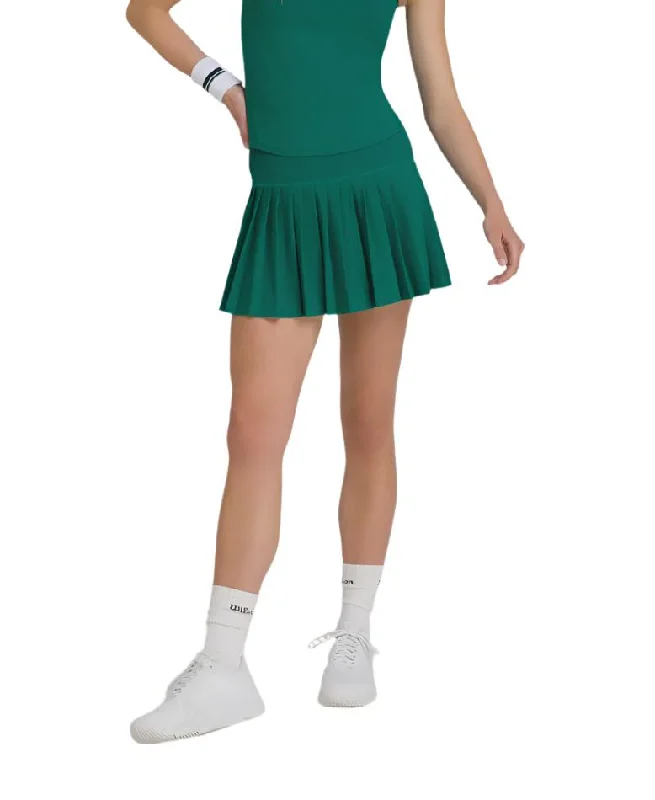 Wilson Women's Midtown Tennis Skirt - Club Green summer skirt style
