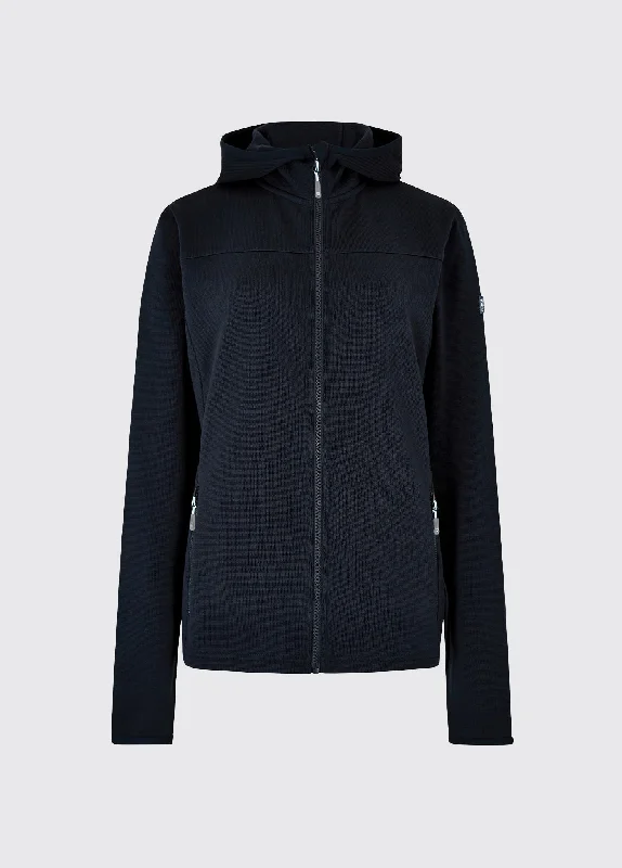Ardcairn Fleece Jacket - Navy Front Pockets Side Pockets Patch Pockets