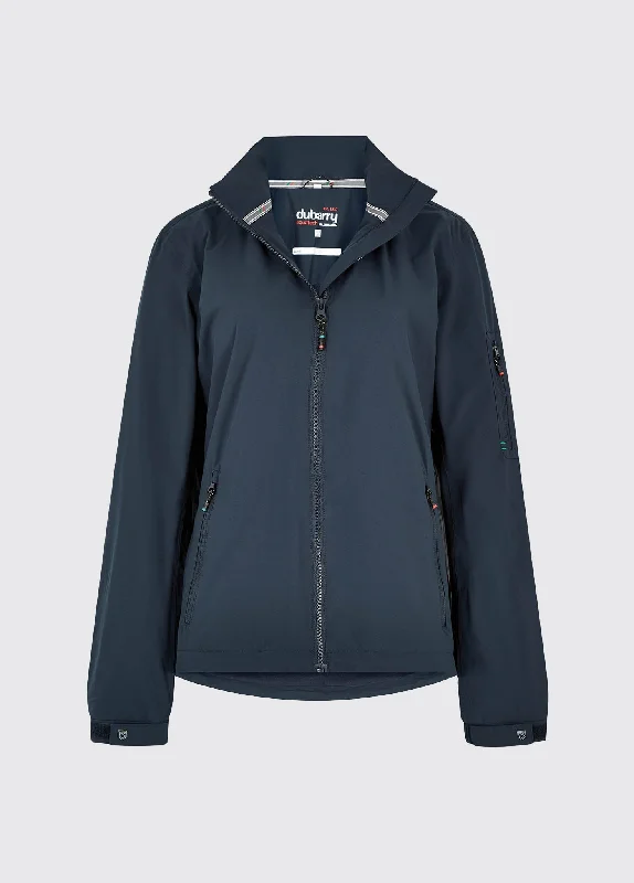 Livorno Women's Fleece-lined Crew Jacket - Navy V-Neck Jacket Boat Neck Jacket Square Neck Jacket Livorno Women's Fleece-lined Crew Jacket - Navy V-Neck Jacket Boat Neck Jacket Square Neck Jacket