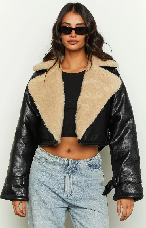Lioness Off Duty Onyx Jacket Denim Jacket Leather Jacket Suede Jacket