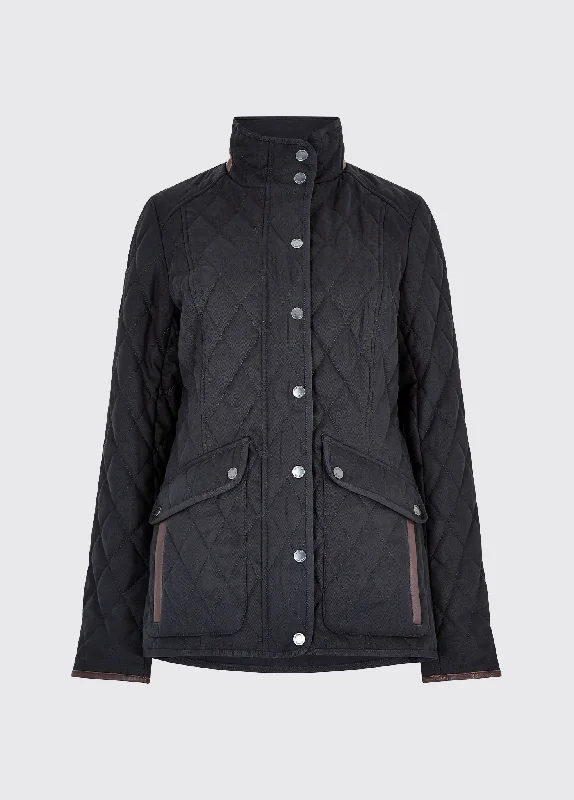 Corrib Quilted Jacket - Navy Jersey Jacket Tulle Jacket Batik Jacket
