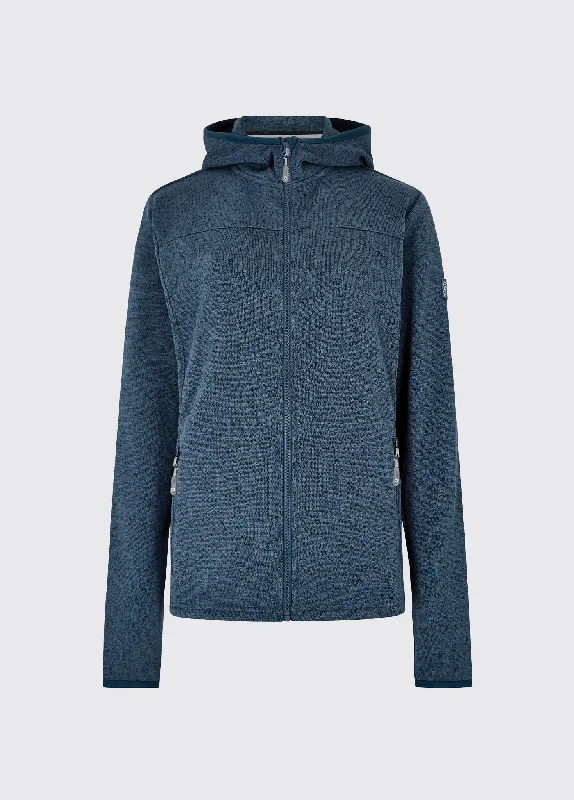 Ardcairn Fleece Jacket - Steel Notch Collar Peter Pan Collar Cowl Neck