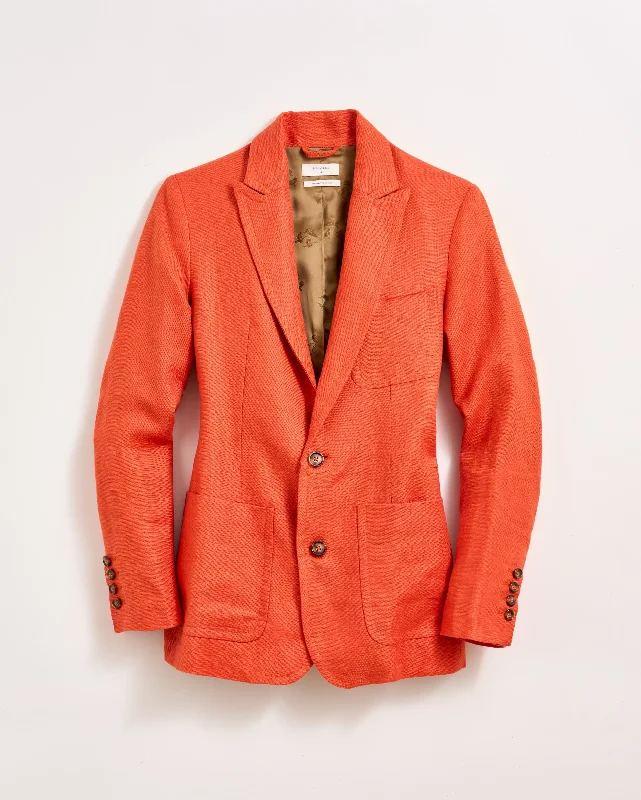 Linen Two Button Blazer Women's Premium Blazer