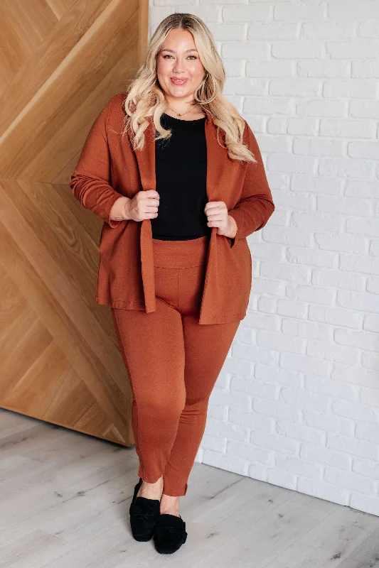 Magic 3/4 Blazer in Rust Women's Travel Jacket