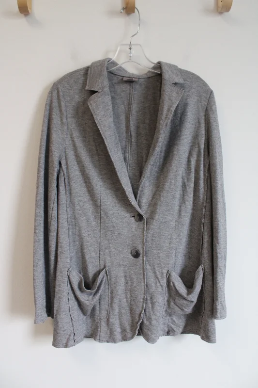 J.Jill Gray Lightweight Knit Jacket | M Elasticated Jacket Padded Jacket Insulated Jacket J.Jill Gray Lightweight Knit Jacket | M Elasticated Jacket Padded Jacket Insulated Jacket