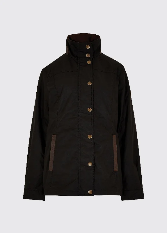 Mountrath Waxed Jacket - Black Notch Collar Jacket Peter Pan Collar Jacket Cowl Neck Jacket Mountrath Waxed Jacket - Black Notch Collar Jacket Peter Pan Collar Jacket Cowl Neck Jacket