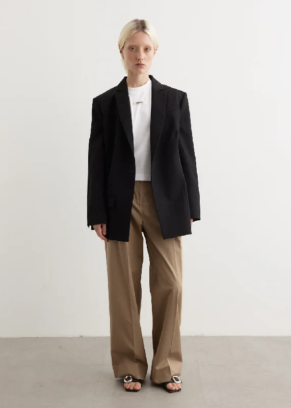 La Veste Tibau Jacket Toggled Jacket Drawstring Jacket Belted Jacket