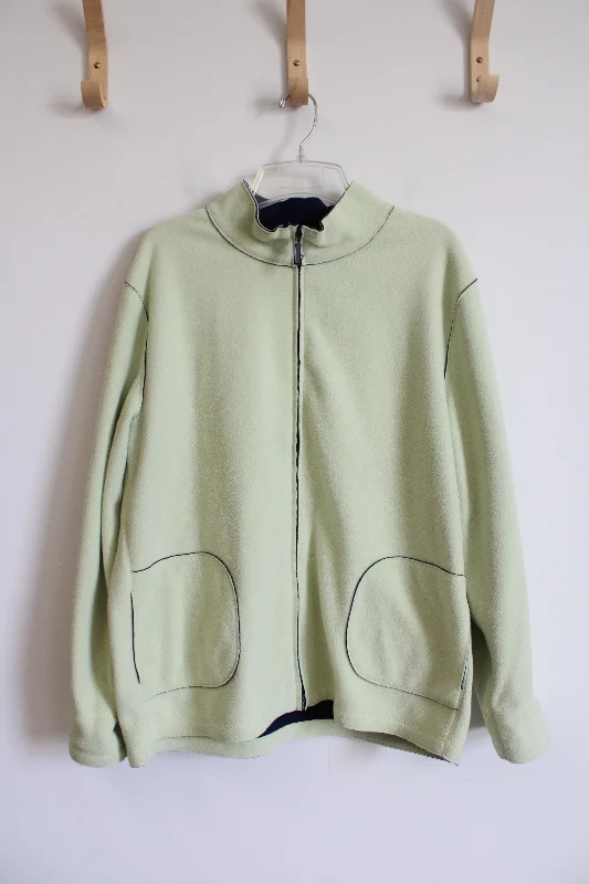 Sport Savvy Light Green Fleece Jacket | L Quilted Jacket Puffer Jacket Insulated Jacket Sport Savvy Light Green Fleece Jacket | L Quilted Jacket Puffer Jacket Insulated Jacket
