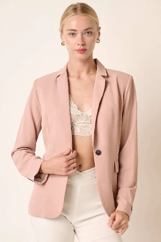 BLUSH TAILORED BLAZER Women's Elegant Suit