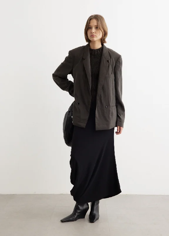 Double Breasted Jacket Elasticated Jacket Padded Jacket Insulated Jacket