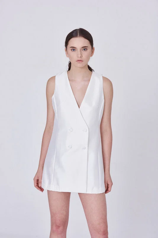 ZV061620DWT : BLAZER DRESS Plus Size Women's Coat