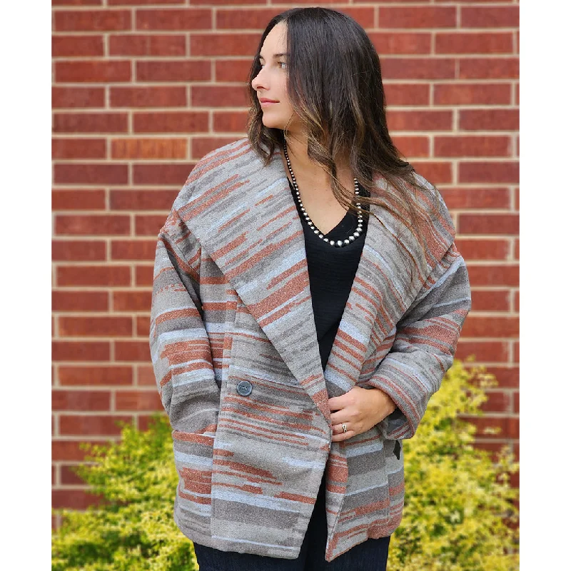 STS Ranchwear Women's Corrizo Aztec Jacket Satin Jacket Silk Jacket Chiffon Jacket