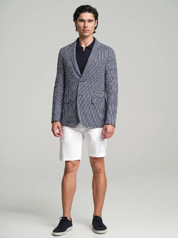 Checked blazer Women's Denim Suit