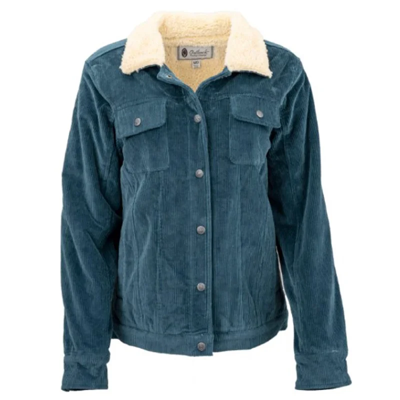 Outback Trading Women's Georgia Jacket Zippered Front Buttoned Front Snap Front