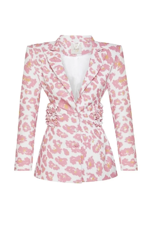 NICOLE PRINTED BLAZER Women's Vintage Suit