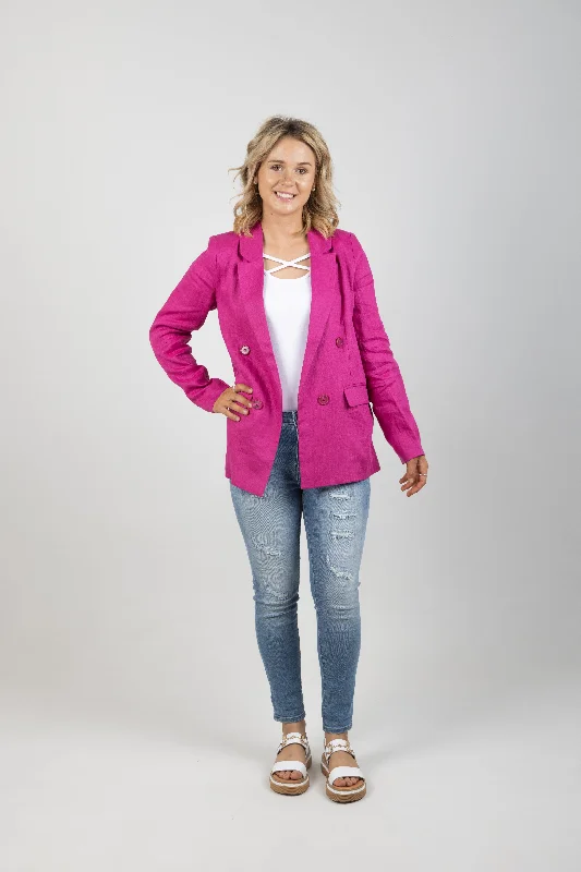 STAPLE NAMA BLAZER MAGENTA Women's Premium Blazer