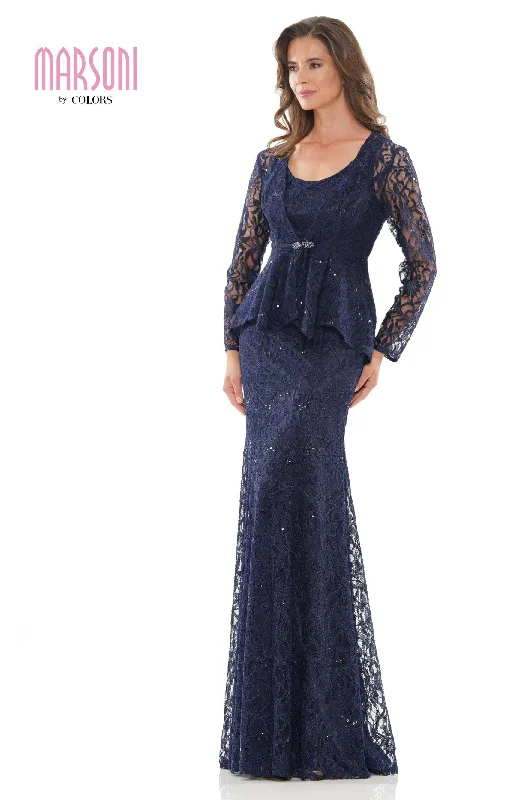 Marsoni by Colors -M301 Fit And Flare Dress With Jacket Ribbed Jacket Pleated Jacket Ruffled Jacket Marsoni by Colors -M301 Fit And Flare Dress With Jacket Ribbed Jacket Pleated Jacket Ruffled Jacket