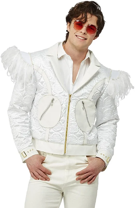 Smiffys Officially Licensed Elton John Feather Jacket Cotton Fabric Linen Fabric Terry Fabric Smiffys Officially Licensed Elton John Feather Jacket Cotton Fabric Linen Fabric Terry Fabric
