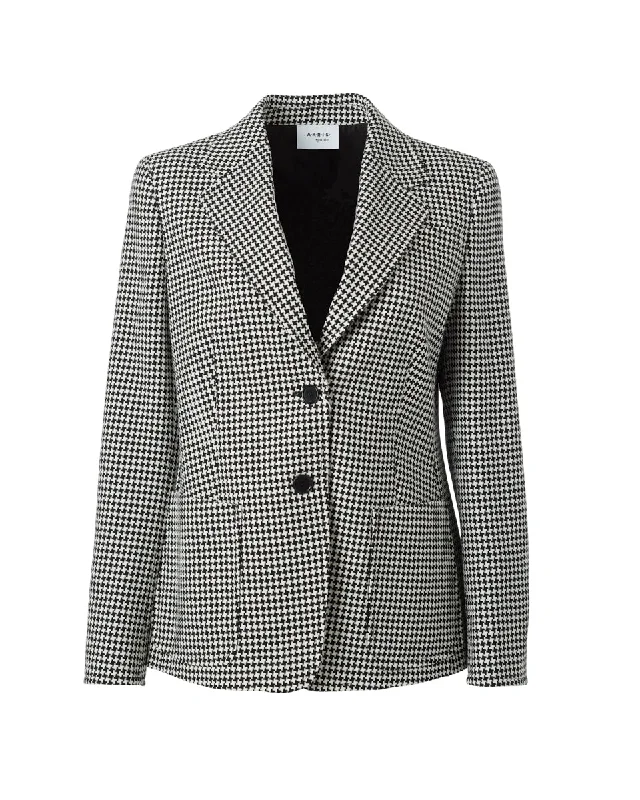 Houndstooth Blazer Women's Premium Blazer