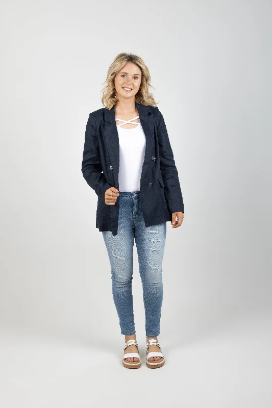 STAPLE NAMA BLAZER NAVY Women's Elegant Suit
