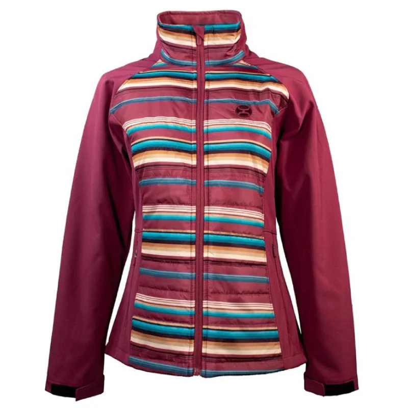 Hooey Women's Pink/Turquoise Striped Jacket Wool Fabric Cashmere Fabric Tweed Fabric Hooey Women's Pink/Turquoise Striped Jacket Wool Fabric Cashmere Fabric Tweed Fabric