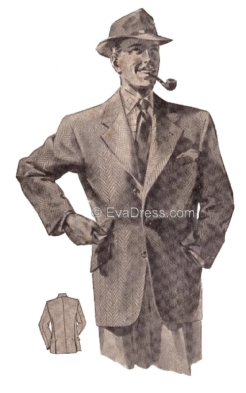 1940's Semi-Hacking Jacket C40-1705 Nylon Fabric Polyester Fabric Spandex Fabric