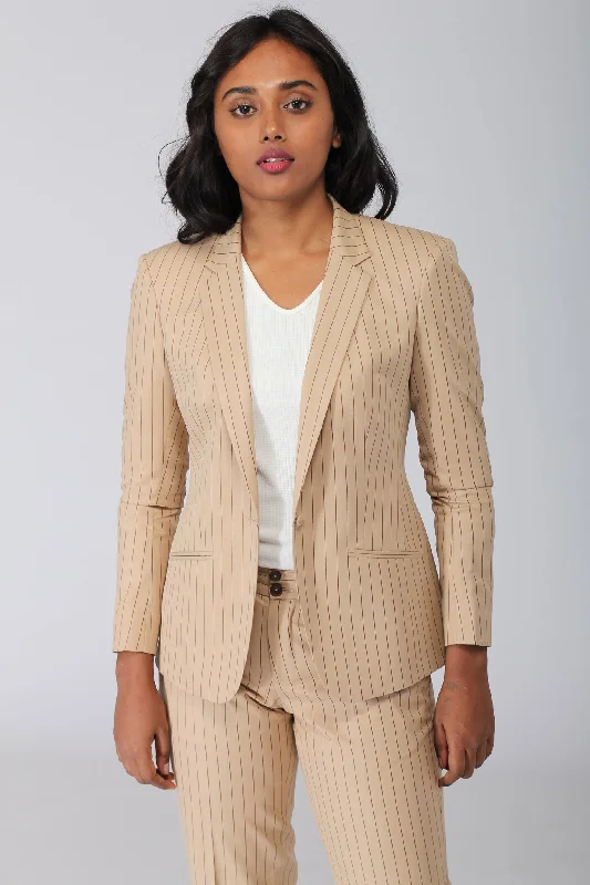 Hudson Pinstripe Formal Blazer Women's Fashion Blazer