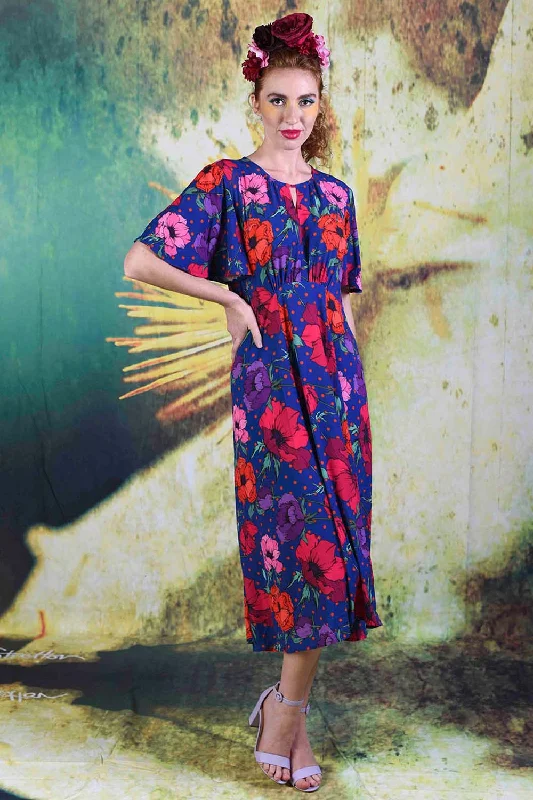 Gina Rose Dress - Navy | PROMO