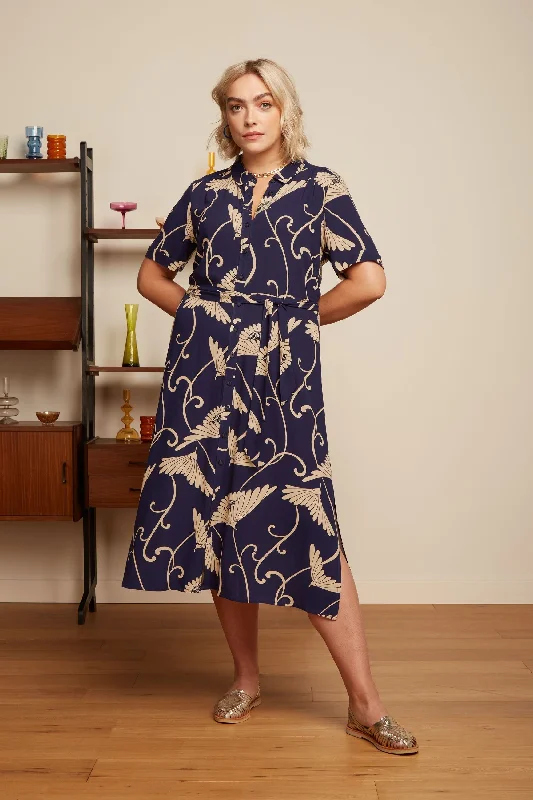 King Louie  - Olive Dress Pixy - Navy