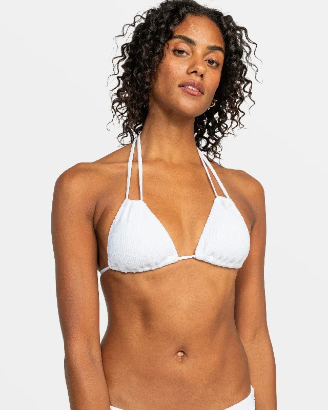 Aruba Tiki Triangle Bikini Top - Bright White Sports bikini, Activewear, Comfortable, Trendy Aruba Tiki Triangle Bikini Top - Bright White Sports bikini, Activewear, Comfortable, Trendy