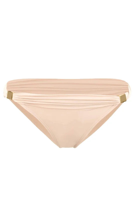 Nina Classic Brief Bikini Bottom Camel Ruffle bikini, Feminine, Trendy, Sexy