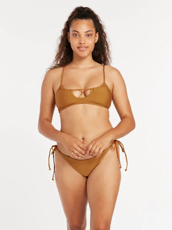Simply Seamless Scoop Bikini Top - Bronze Skirted bikini, Feminine, Sexy, Trendy