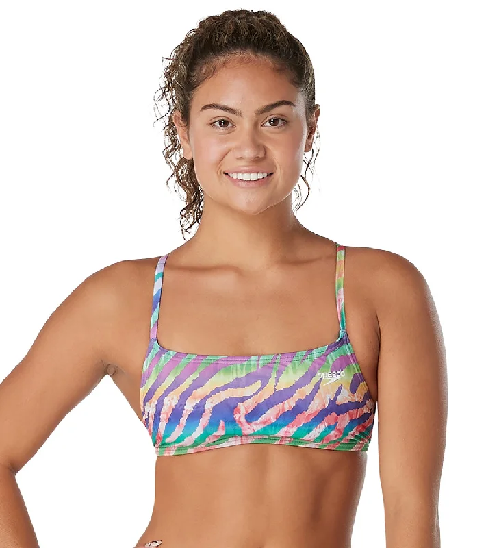 Speedo Pride Women's Print Strappy Back Bikini Top Front tie bikini, Sexy, Comfortable, Stylish Speedo Pride Women's Print Strappy Back Bikini Top Front tie bikini, Sexy, Comfortable, Stylish