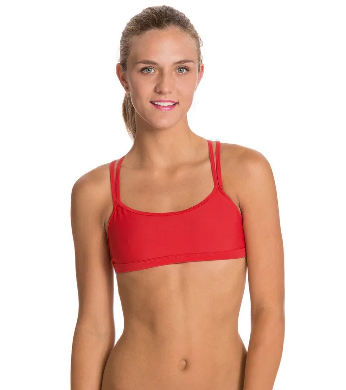 Sporti Active Double Cross Workout Bikini Top Red Plunging neckline bikini, Sexy, Fashionable, Trendy Sporti Active Double Cross Workout Bikini Top Red Plunging neckline bikini, Sexy, Fashionable, Trendy