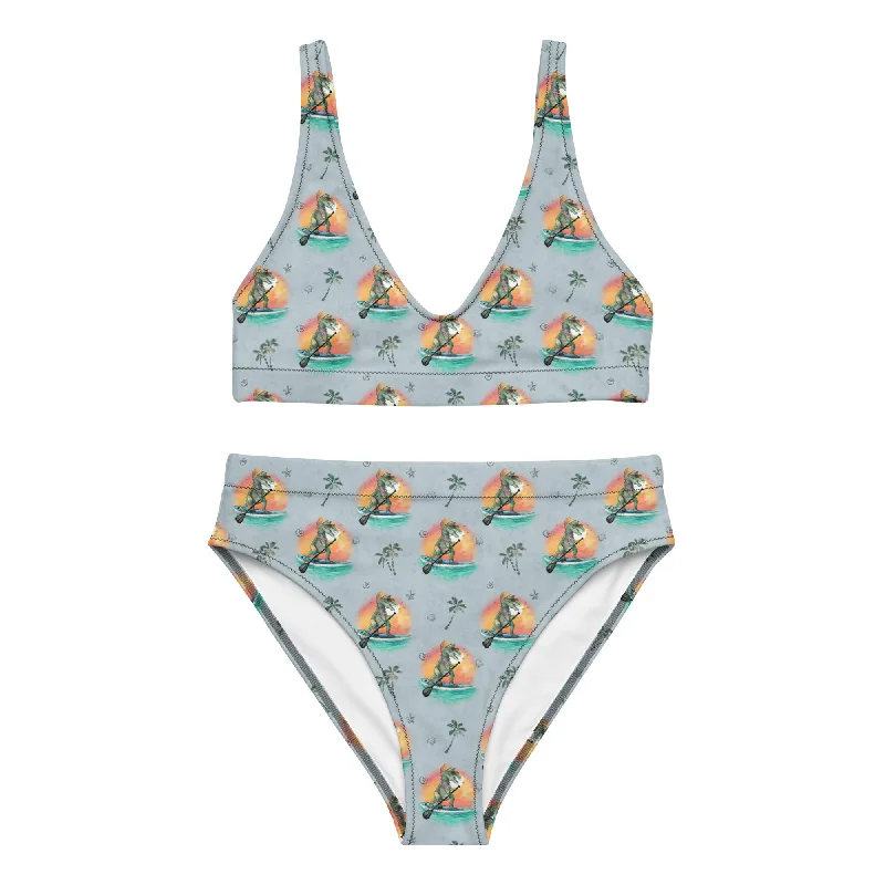 SUP Rex - Dinosaur Womens Bikini Classic triangle bikini, Sexy, Comfortable, Trendy