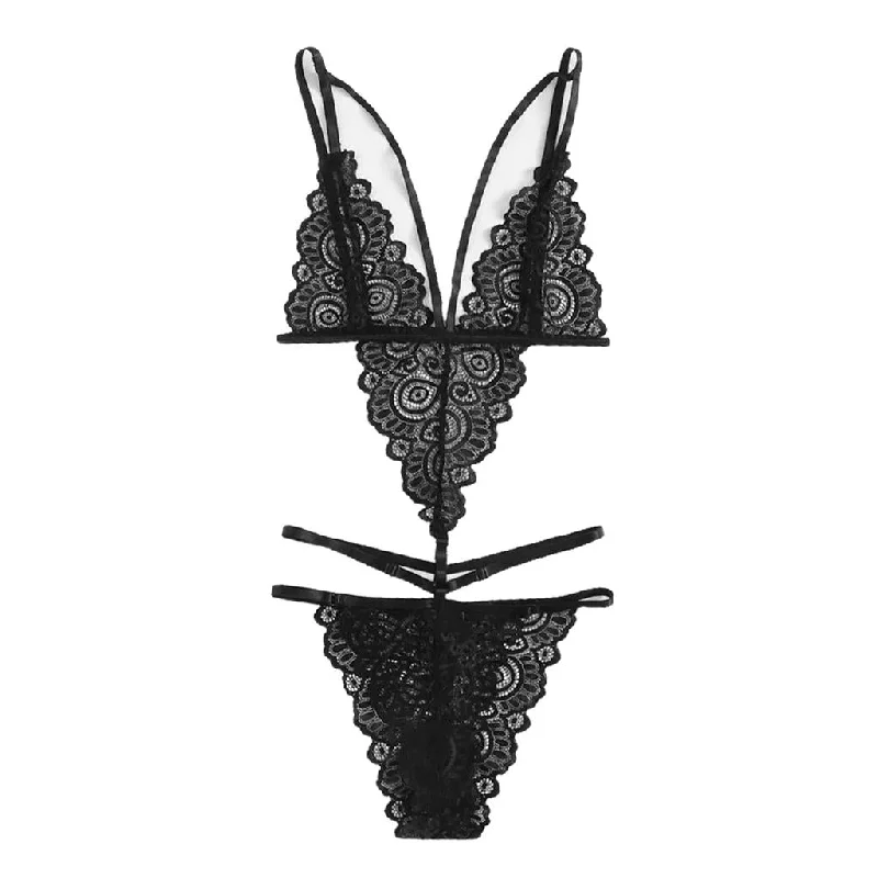 Maxbell Women Sexy Lace Bikini Bra Panty Thong Underwear Suit Lingerie Backless XL Tie-dye bikini, Fun, Trendy, Stylish Maxbell Women Sexy Lace Bikini Bra Panty Thong Underwear Suit Lingerie Backless XL Tie-dye bikini, Fun, Trendy, Stylish