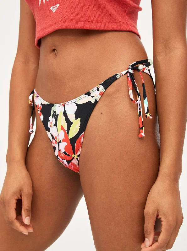 Printed Beach Classics Tie Side High Leg Cheeky Bikini Bottoms - Anthracite New Life Backless bikini, Sexy, Elegant, Comfortable Printed Beach Classics Tie Side High Leg Cheeky Bikini Bottoms - Anthracite New Life Backless bikini, Sexy, Elegant, Comfortable