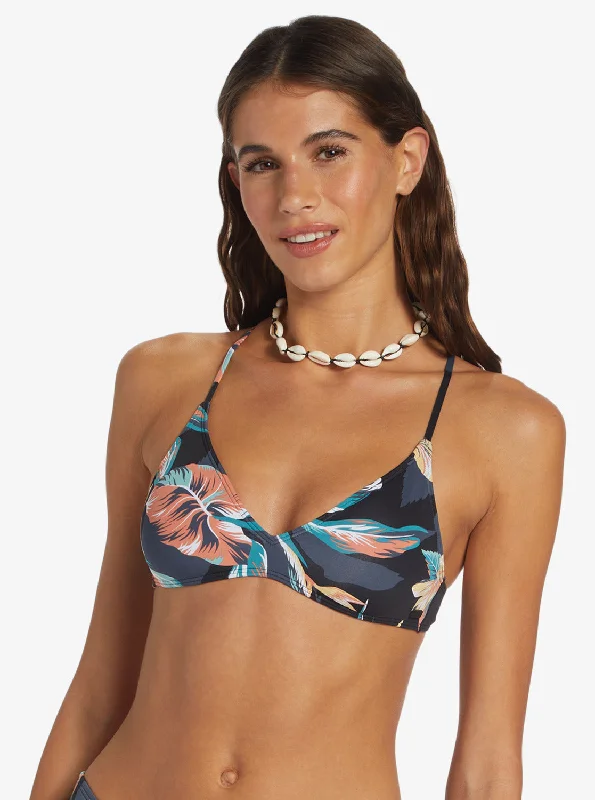 Printed Beach Classics Athletic Triangle Bikini Top - Anthracite Tropicoco S Bikini set, Matching top and bottom, Trendy, Comfortable Printed Beach Classics Athletic Triangle Bikini Top - Anthracite Tropicoco S Bikini set, Matching top and bottom, Trendy, Comfortable