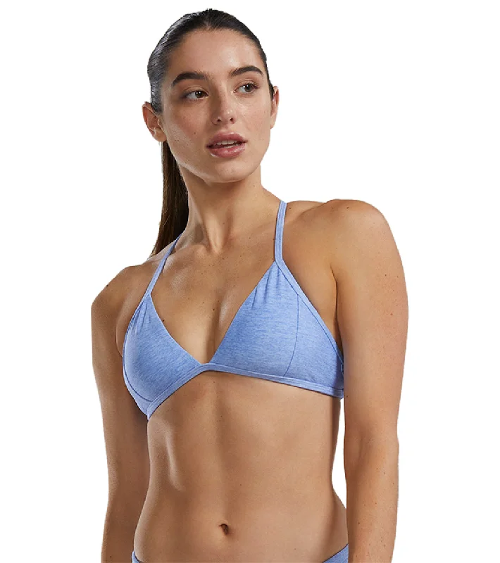 TYR Women's Lapped Durafast Elite Triangle Tieback Bikini Top V-neck bikini, Sexy, Trendy, Comfortable