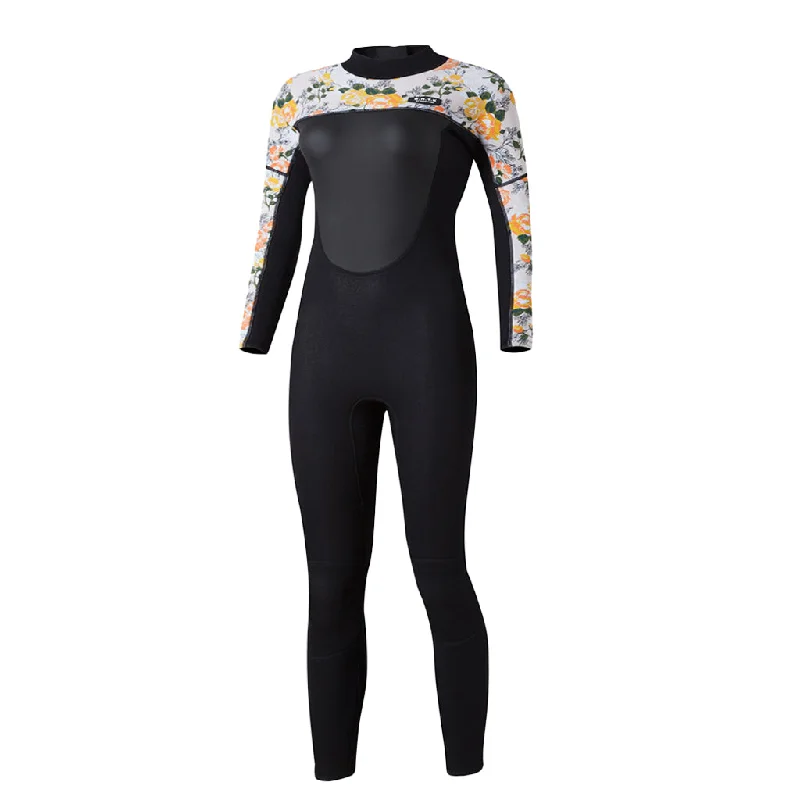 Maxbell 3mm Neoprene Wetsuits Long Sleeve Diving Suit Jumpsuits Black-Floret 2-S Ruffled jumpsuit, Feminine, Elegant, Stylish Maxbell 3mm Neoprene Wetsuits Long Sleeve Diving Suit Jumpsuits Black-Floret 2-S Ruffled jumpsuit, Feminine, Elegant, Stylish