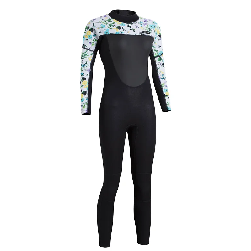 Maxbell 3mm Neoprene Wetsuits Long Sleeve Diving Suit Jumpsuits Black-Floret-L Long sleeve jumpsuit, Fall fashion, Comfortable, Trendy Maxbell 3mm Neoprene Wetsuits Long Sleeve Diving Suit Jumpsuits Black-Floret-L Long sleeve jumpsuit, Fall fashion, Comfortable, Trendy